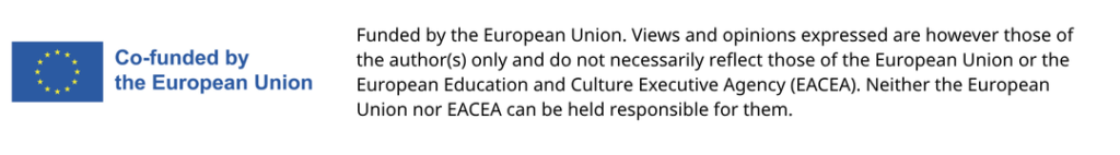 funded by the european union. views and opinions expressed are however those of the author(s) only and do not necessarily reflect those of the european union or the youth and lifelong learning fou (7)